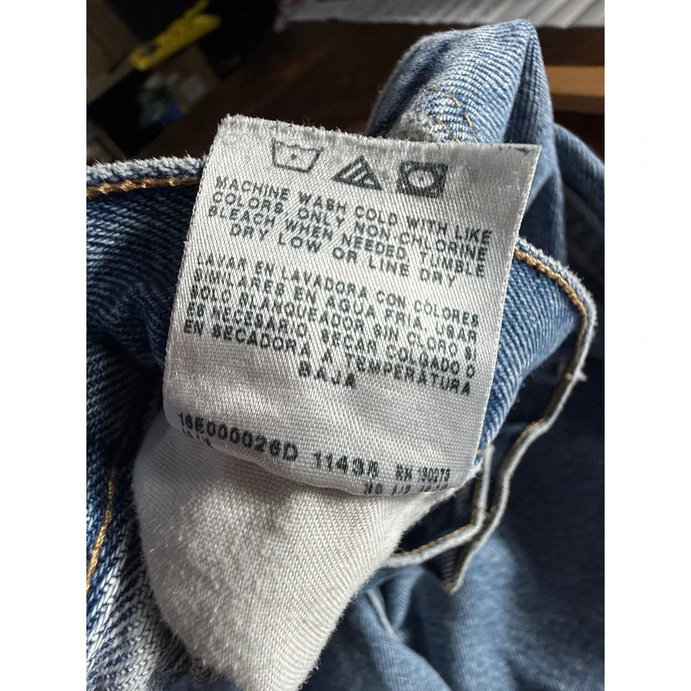 Wrangler Regular Fit Mens Jeans 38x30 Blue Denim‎ 965T1DS Mid Wash Straight Leg